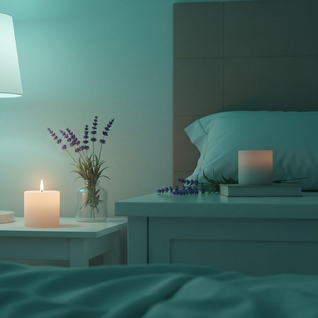 Ambiente nocturno de relajación